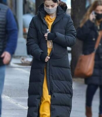 Selena Gomez Only Murders In The Building Long Parachute Puffer Coat
