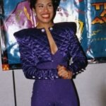 Selena Quintanilla Purple Diamond Quilted Cropped Jacket