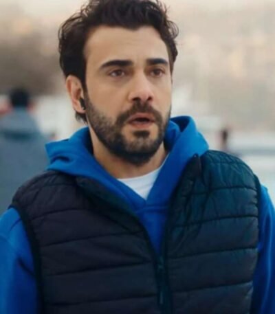 Selim Kiran As the Crow Flies Black Puffer Vest