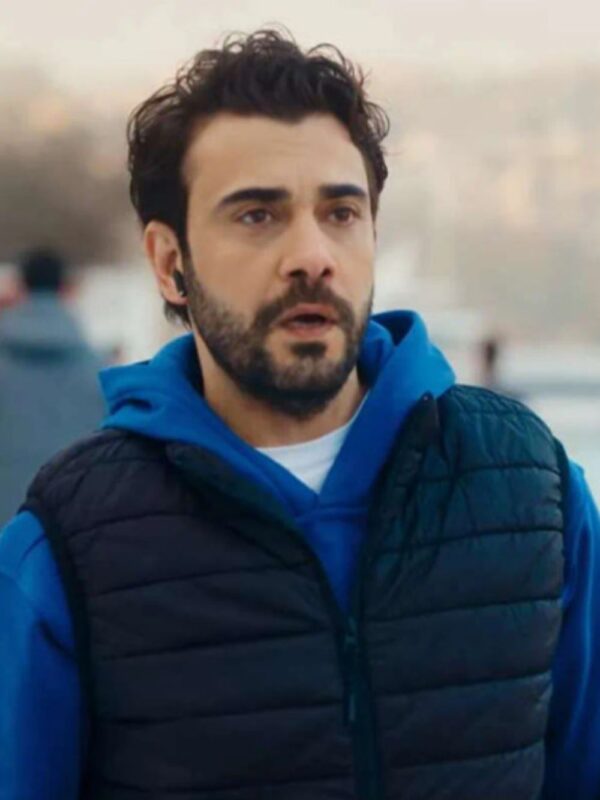 Selim Kiran As the Crow Flies Black Puffer Vest