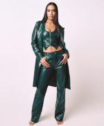 Selling Sunset S06 Amanza Smith Green Coat