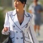 Selling Sunset S06 Bre Tiesi White Coat