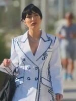 Selling Sunset S06 Bre Tiesi White Coat