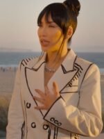 Selling Sunset S06 Bre Tiesi White Coat