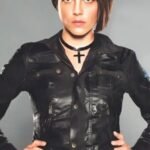 Selma Blair Hellboy 2 The Golden Army Black Leather Jacket