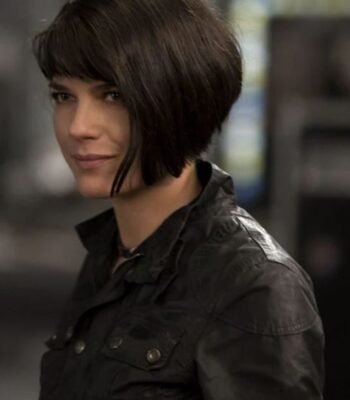 Selma Blair Hellboy 2 The Golden Army Black Leather Jacket
