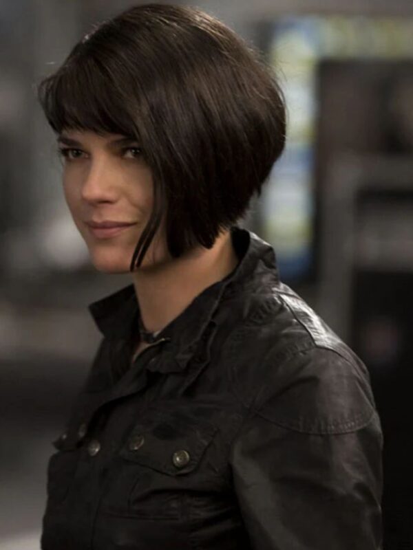 Selma Blair Hellboy 2 The Golden Army Black Leather Jacket