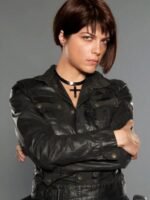 Selma Blair Hellboy 2 The Golden Army Black Leather Jacket