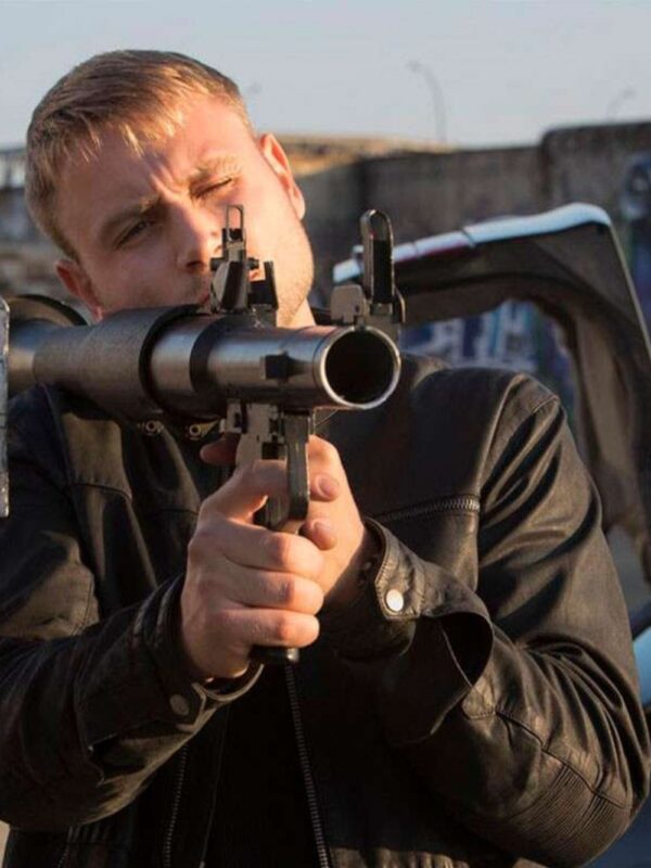 Sense8 Wolfgang Bogdanow Black Leather Jacket