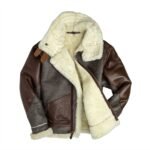 Seth Cockpit Flying SF Bomber Distressed Brown Leather Jacket