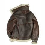 Seth Cockpit Flying SF Bomber Distressed Brown Leather Jacket