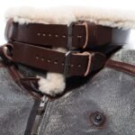 Seth Cockpit Flying SF Bomber Distressed Brown Leather Jacket