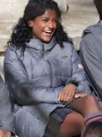 Sex Education Olivia Grey Hooded Parachute Coat