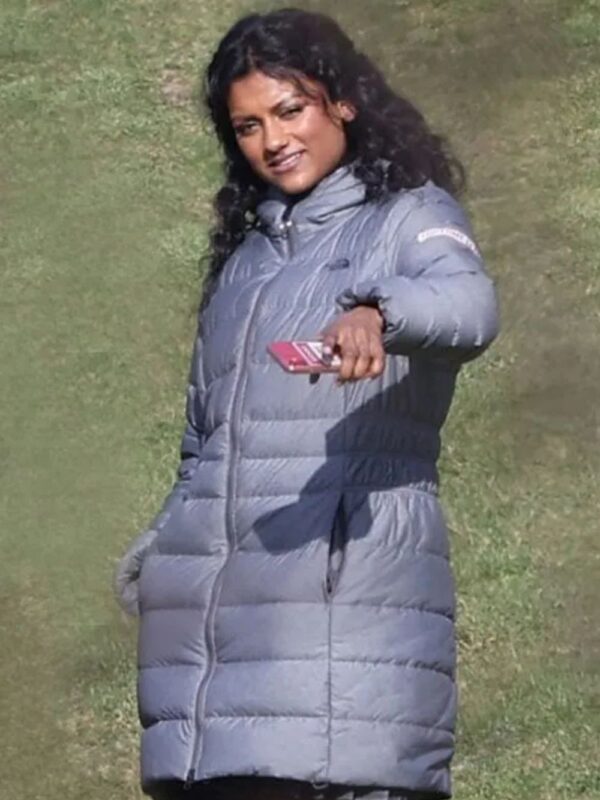 Sex Education Olivia Grey Hooded Parachute Coat