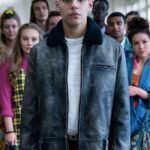 Sex Education S02 Sami Outalbali Distressed Jacket