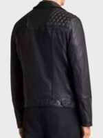 Sex_Life Brad Simon Black Biker Quilted Leather Jacket