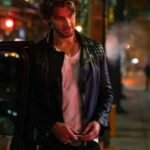 Sex_Life Brad Simon Black Biker Quilted Leather Jacket
