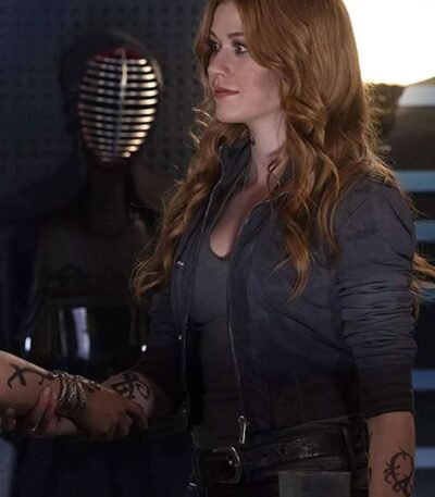 Shadowhunters Clary Fray Cropped Bomber Jacket