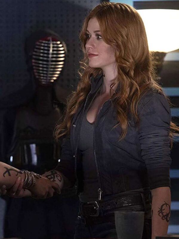 Shadowhunters Clary Fray Cropped Bomber Jacket