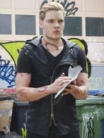 Shadowhunters Dominic Sherwood Biker Leather Vest