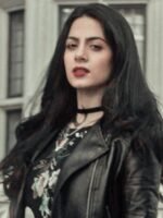 Shadowhunters Emeraude Toubia Black Biker Leather Jacket