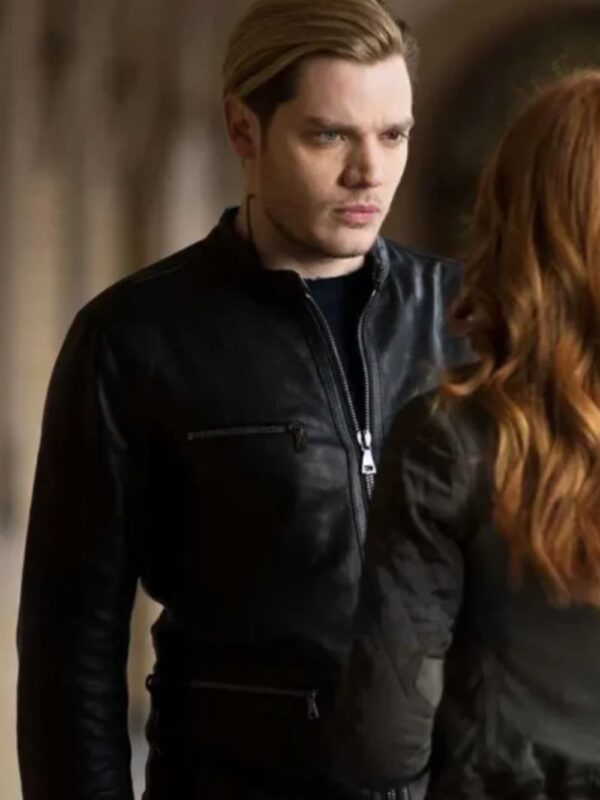 Shadowhunters Jace Wayland Leather Black Jacket