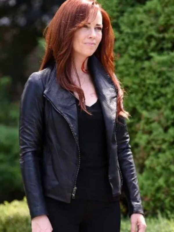 Shadowhunters Jocelyn Fray Black Leather Jacket