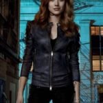 Shadowhunters Katherine Mcnamara Black Bomber Jacket