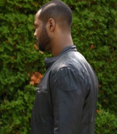 Shadowhunters S03 Isaiah Mustafa Black Leather Jacket