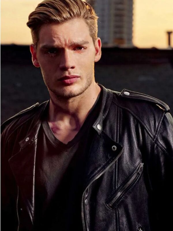 Shadowhunters S03 Jace Wayland Leather Jacket