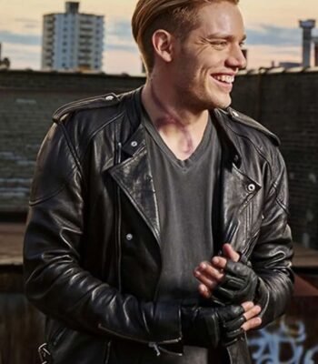 Shadowhunters S03 Jace Wayland Leather Jacket