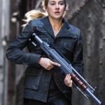 Shailene Woodley Divergent Dauntless Black Jacket