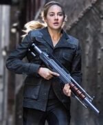 Shailene Woodley Divergent Dauntless Black Jacket