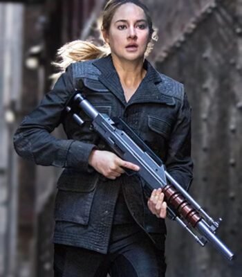 Shailene Woodley Divergent Dauntless Black Jacket