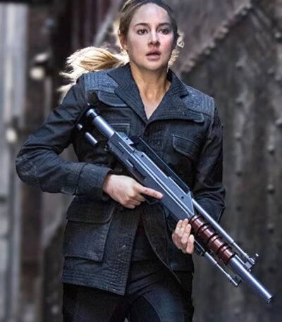 Shailene Woodley Divergent Dauntless Black Jacket