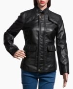 Shailene Woodley Divergent Dauntless Black Jacket