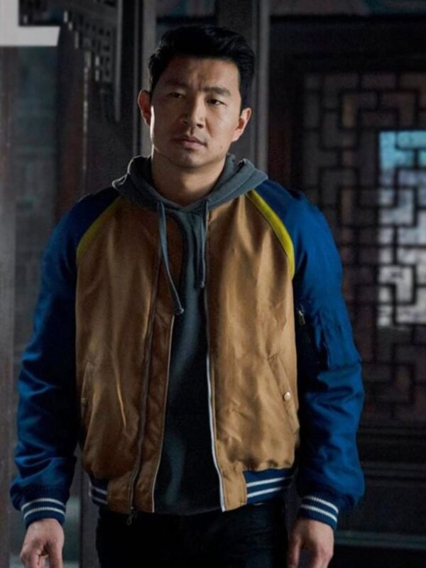 Shang-Chi and The Legend of Ten Rings Blue Bomber Jacket
