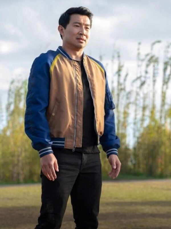 Shang-Chi and The Legend of Ten Rings Blue Bomber Jacket