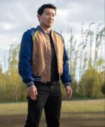 Shang-Chi and The Legend of Ten Rings Blue Bomber Jacket