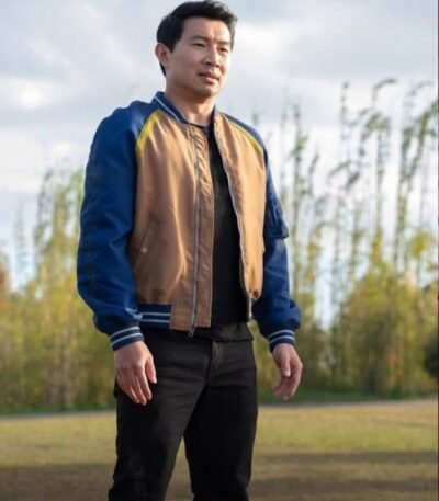Shang-Chi and The Legend of Ten Rings Blue Bomber Jacket