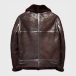 Shawn SF Brown Shearling Leather Jacket