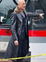 Shazam Dr Thaddeus Sivana Leather Long Trench Coat