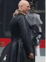 Shazam Dr Thaddeus Sivana Leather Long Trench Coat