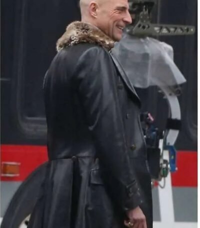 Shazam Dr Thaddeus Sivana Leather Long Trench Coat