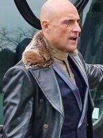 Shazam Dr Thaddeus Sivana Leather Long Trench Coat