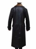 Shazam Dr Thaddeus Sivana Leather Long Trench Coat