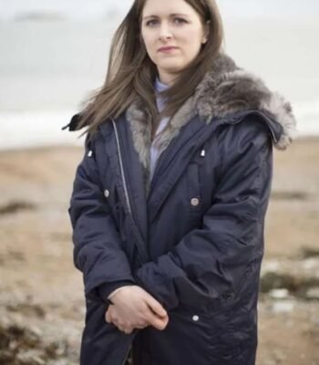 Shetland DS Alison McIntosh Blue Hooded Jacket