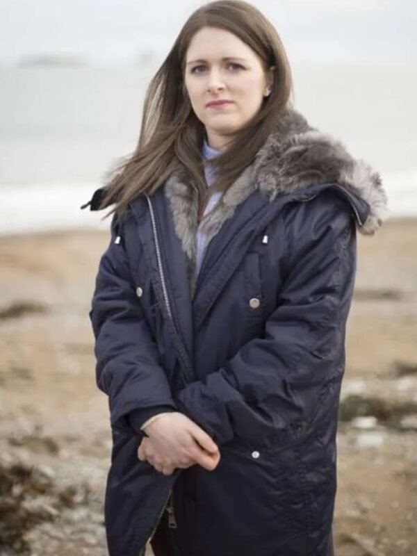Shetland DS Alison McIntosh Blue Hooded Jacket