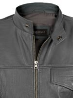 Shia Labeouf Transformers 3 Grey Leather Jacket