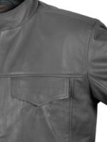 Shia Labeouf Transformers 3 Grey Leather Jacket
